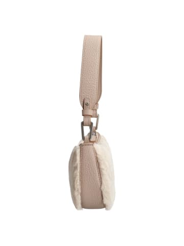 COCCINELLE Merveille - Schultertasche 23 cm (noir/noir) in natural/rosette