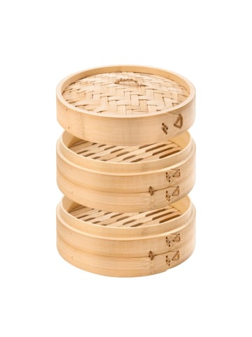 Tescoma Bambusdämpfer NIKKO Durchmesser  20 cm, zweistöckig in beige