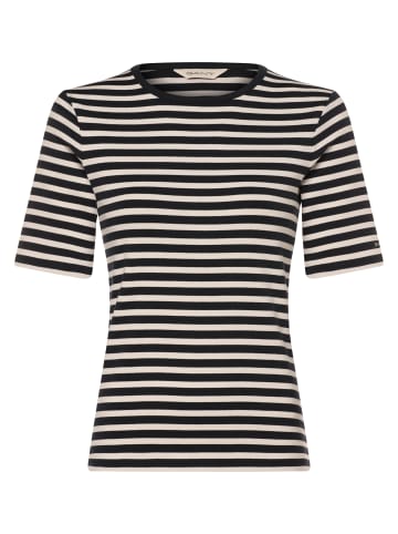 Gant T-Shirt in marine ecru