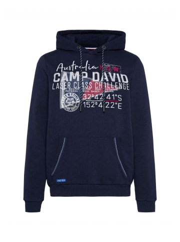 CAMP DAVID  Kapuzenpullover 'Laser Sailing' in dunkelblau