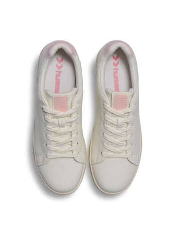 Hummel Schnürsenkel Sneaker Court Line Lebensstil Erwachsene in MARSHMALLOW/PALE LILAC