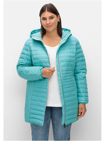 sheego Longsteppjacke in aqua