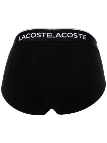 Lacoste Slip 5er Pack in Schwarz/Grau/Weiß