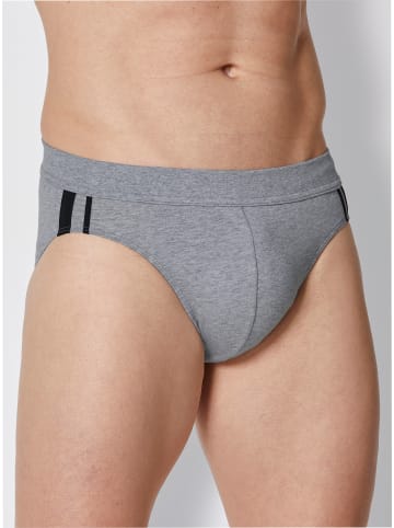 Schiesser Slip in grau-meliert