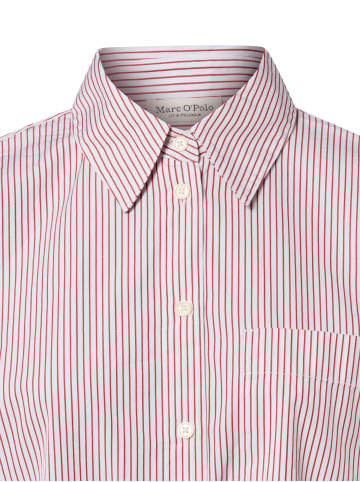 Marc O'Polo Hemdbluse in weiß rot
