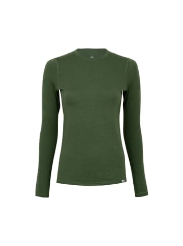 DANISH ENDURANCE Funktionsshirt Damen Merino Funktionsshirt in green