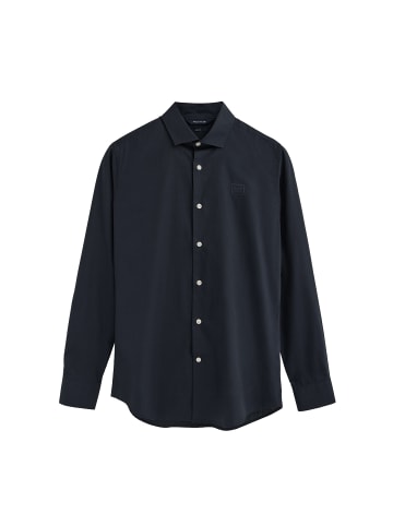 Polo Club Hemd MAN BLOCK POPLIN IO LONG SLEEVE SLIM FIT in Navy Blau