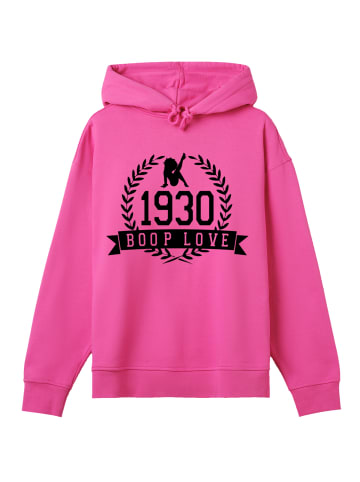 F4NT4STIC Hoodie Betty Boop 1930 Crest in hyper pink