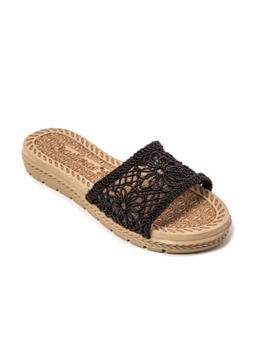 Brasileras Pantoletten "Breezie" in Schwarz