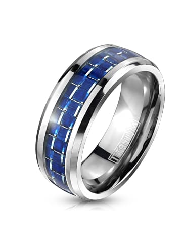 Bungsa Ring in Silber/Blau