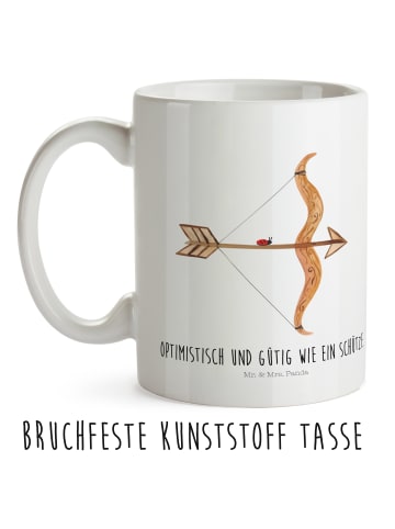 Mr. & Mrs. Panda Pott Sternzeichen Schütze mit Spruch in Weiß