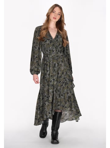 DreiMaster Vintage Women Dress in black flower