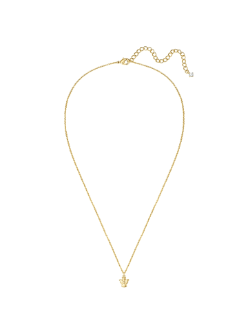 Lulu & Jane Kette Engel aus Messing mit Zirkonia in gelbgold