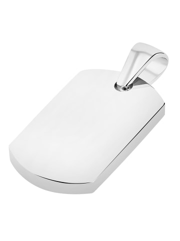 Adeliás Unisex Anhänger – Gravuranhänger aus Edelstahl in silber