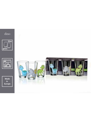 Ritzenhoff & Breker 6er Set Kindergläser Dino und Meerestiere 200 ml in bunt
