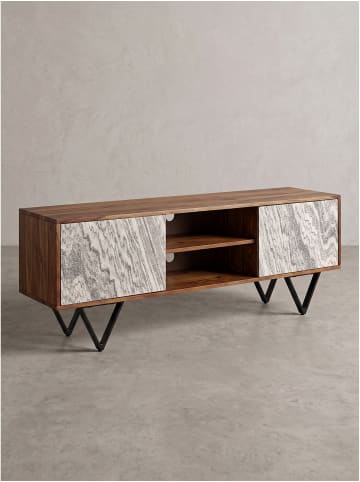 KADIMA DESIGN Lowboard rechteckig, 2 Türen, für Wohnzimmer