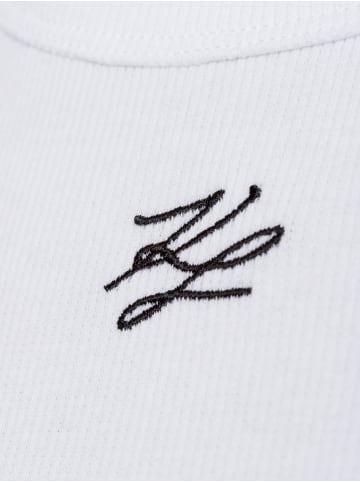 Karl Lagerfeld Top Autograph Tank in weiß
