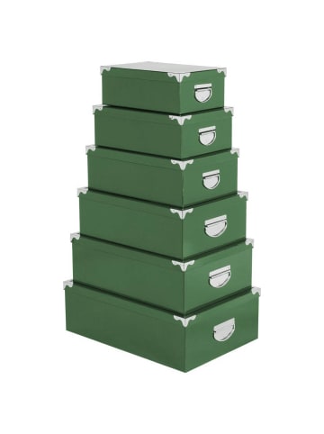 5five Simply Smart Aufbewahrungsboxen 6er-Set in grün