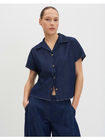 someday. Zondra Denim Bluse in Rinsed Dark Blue