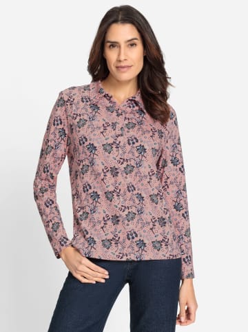 WITT WEIDEN Shirt in rosenquarz-marine-bedruckt