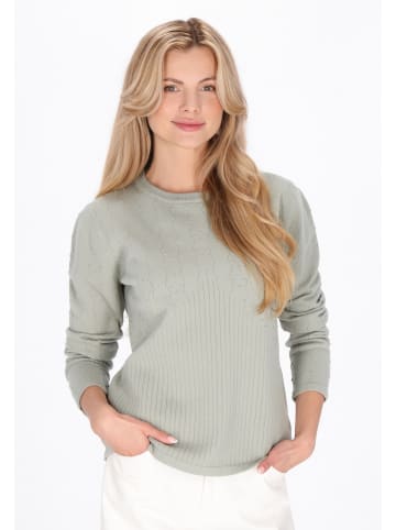 Usha Women Sweater in sage green