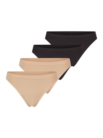 Sloggi Tanga GO Sense in Schwarz / beige