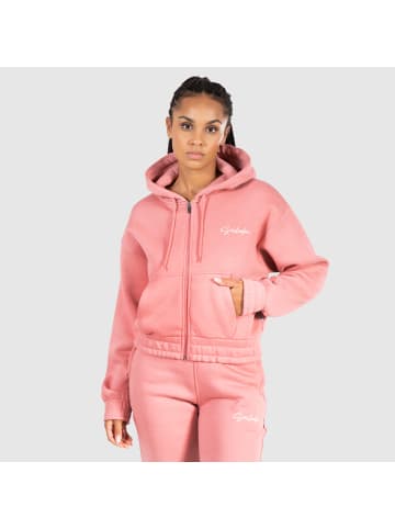 SMILODOX Zip Hoodie Eleen in Altrosa