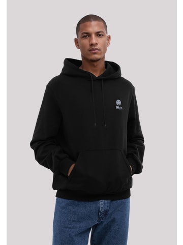 F4NT4STIC Hoodie Smiley Split Wordmark light Bestickt in schwarz