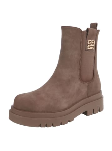 Ital-Design High Heel in Hellbraun