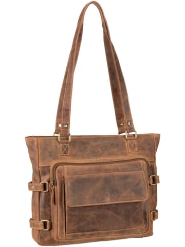 Greenburry Handtasche Vintage 1635 Shopper in Sattelbraun