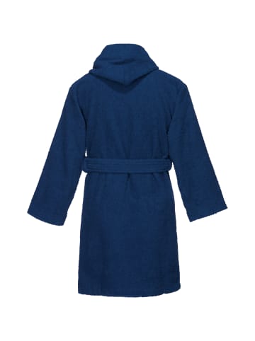 REDBEST Frottier Kinder-Bademantel mit Kapuze Chicago in dunkelblau
