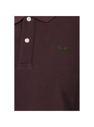 La Martina Poloshirt MBP011 in bordeaux