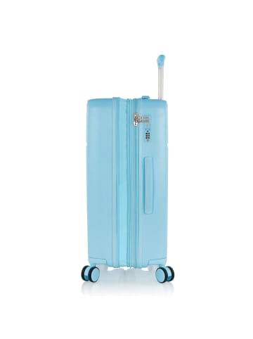 Heys Pastel 4 Rollen Kofferset 3-teilig mit Dehnfalte blue