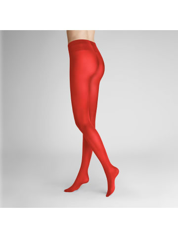 Hudson Feinstrumpfhose Micro 50 semi-blickdicht matt in bright red
