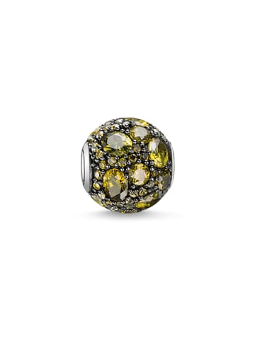 Thomas Sabo Bead Grüner Planet in silber, grün