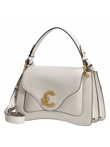 COCCINELLE C-Me Calf - Henkeltasche 23.5 cm (pearl) in weiß