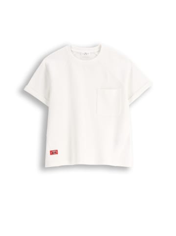 Coccodrillo T-Shirt mit kurzem Ärmel in ecru