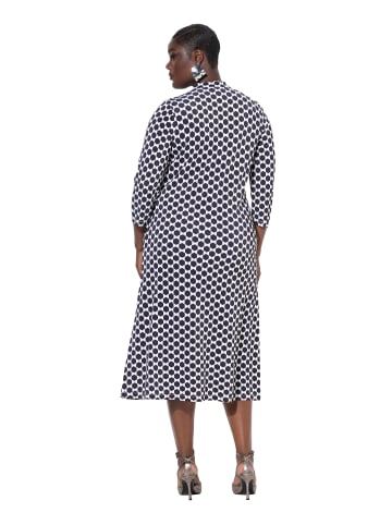 Ulla Popken Midikleid in schneeweiß