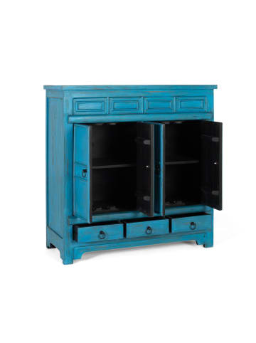Giner y Colomer Sideboard Viora aus Mangoholz, 110 cm x 110 cm x 40 cm