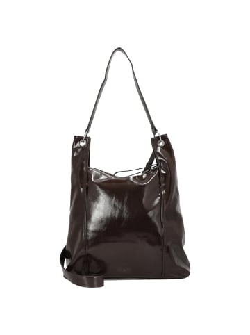 Seidenfelt Delary Hobo - Schultertasche 56 cm (black) in dark chocolate