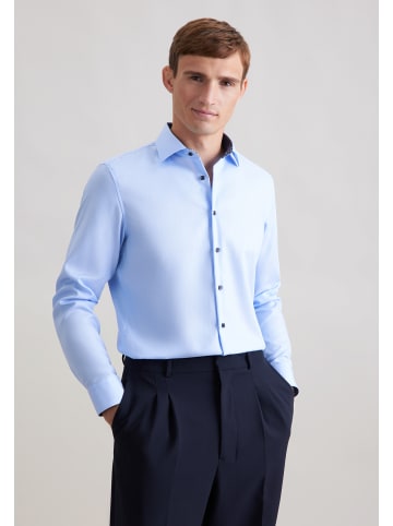 Seidensticker Business Hemd Slim in Mittelblau