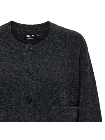 ONLY Strickjacke 1er Pack in Dunkelgrau