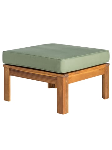 home24 Loungehocker LEXI in Helles Olivgrün