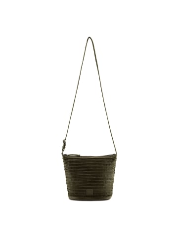 FREDs BRUDER Riffelinchen Umhängetasche Leder 23 cm in khaki green