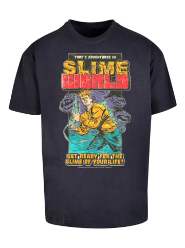 F4NT4STIC T-Shirt Retro Gaming Todd's Adventures In SlimeWorld in marineblau