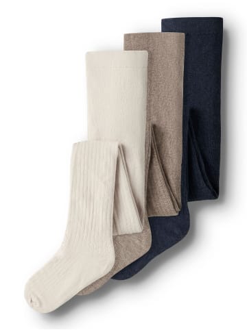 TWO SOON 3er-Pack Strumpfhose in Mocha Meringue Melange