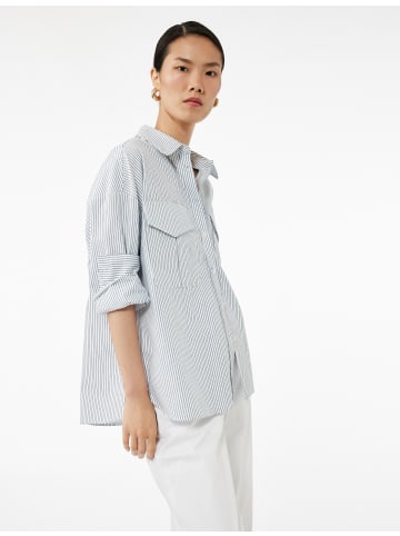 KOTON SHIRTS LS in Weiß Gestreift