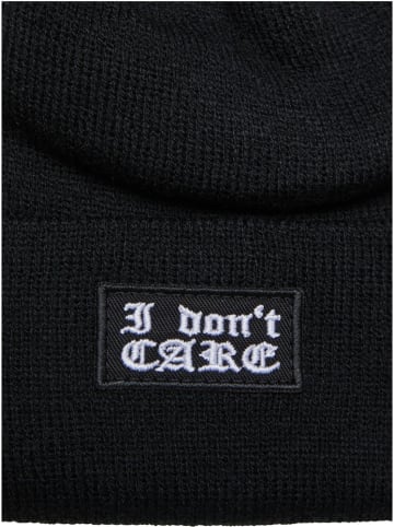 Mister Tee Mütze "I Don't Care Beanie" in Schwarz