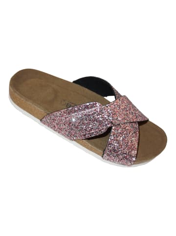 BIOSOFT Sandalen Glitter in Rose