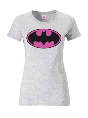 Logoshirt T-Shirt Batman in grau meliert